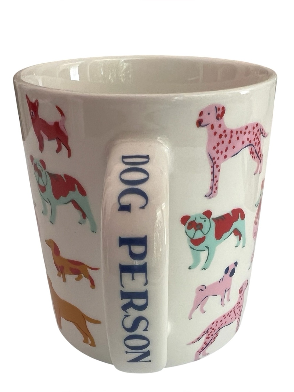 Parker Lane Stoneware Coffee Mug 16 oz Dog Person Tea Mug Cup NEW - Picture 7 of 11